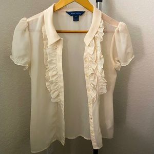 Cream Blouse top